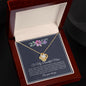To My Beautiful Mom | I Love You | (Love Knot Necklace) - theelliotrose