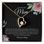 To My Beautiful Mom | Love You Forever | Love Heart Necklace - Elliotrose Gifts