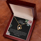 To My Beautiful Mom | Love You Forever | Love Heart Necklace - Elliotrose Gifts