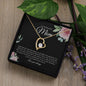 To My Beautiful Mom | Love You Forever | Love Heart Necklace - Elliotrose Gifts