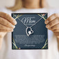 To My Beautiful Mom | On My Wedding Day | Forever Love Necklace - Elliotrose Gifts