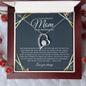 To My Beautiful Mom | On My Wedding Day | Forever Love Necklace - Elliotrose Gifts