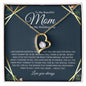To My Beautiful Mom | On My Wedding Day | Forever Love Necklace - Elliotrose Gifts