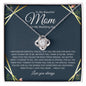 To My Beautiful Mom | On My Wedding Day | Love Knot Necklace - Elliotrose Gifts