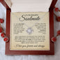 To My Beautiful Soulmate | Best Thing | Love Knot Necklace - Elliotrose Gifts