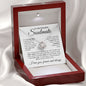 To My Beautiful Soulmate | Best Thing | Love Knot Necklace - Elliotrose Gifts