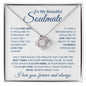 To My Beautiful Soulmate | Best Thing | Love Knot Necklace - Elliotrose Gifts