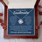 To My Beautiful Soulmate | Best Thing | Love Knot Necklace - Elliotrose Gifts