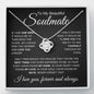 To My Beautiful Soulmate | Best Thing | Love Knot Necklace - Elliotrose Gifts