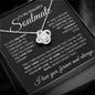 To My Beautiful Soulmate | Best Thing | Love Knot Necklace - Elliotrose Gifts