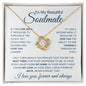 To My Beautiful Soulmate | Best Thing | Love Knot Necklace - Elliotrose Gifts