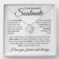 To My Beautiful Soulmate | Best Thing | Love Knot Necklace - Elliotrose Gifts