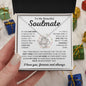 To My Beautiful Soulmate | Best Thing | Love Knot Necklace - Elliotrose Gifts