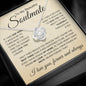 To My Beautiful Soulmate | Best Thing | Love Knot Necklace - Elliotrose Gifts