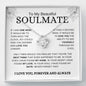 To My Beautiful Soulmate | Best Thing | Love Knot Necklace - Elliotrose Gifts