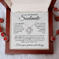 To My Beautiful Soulmate | Best Thing | Love Knot Necklace - Elliotrose Gifts