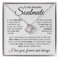 To My Beautiful Soulmate | Best Thing | Love Knot Necklace - Elliotrose Gifts