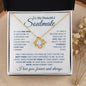 To My Beautiful Soulmate | Best Thing | Love Knot Necklace - Elliotrose Gifts