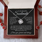 To My Beautiful Soulmate | Best Thing | Love Knot Necklace - Elliotrose Gifts