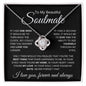 To My Beautiful Soulmate | Best Thing | Love Knot Necklace - Elliotrose Gifts