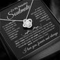 To My Beautiful Soulmate | Best Thing | Love Knot Necklace - Elliotrose Gifts