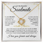 To My Beautiful Soulmate | Best Thing | Love Knot Necklace - Elliotrose Gifts