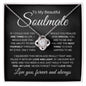 To My Beautiful Soulmate | How Special | Love Knot Necklace - Elliotrose Gifts