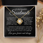To My Beautiful Soulmate | How Special | Love Knot Necklace - Elliotrose Gifts