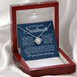 To My Beautiful Soulmate | Love You | Love Knot Necklace - Elliotrose Gifts