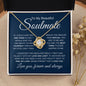 To My Beautiful Soulmate | Love You | Love Knot Necklace - Elliotrose Gifts