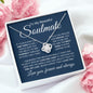 To My Beautiful Soulmate | Love You | Love Knot Necklace - Elliotrose Gifts