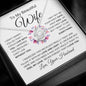 To My Beautiful Wife | Feel My Love | Love Knot Necklace - Elliotrose Gifts
