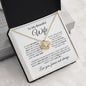 To My Beautiful Wife | Love you Forever | Love Knot Necklace - Elliotrose Gifts