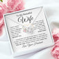 To My Beautiful Wife | Love You | Love Knot Necklace - Elliotrose Gifts