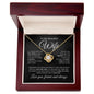 To My Beautiful Wife | One Thing | Love Knot Necklace - Elliotrose Gifts