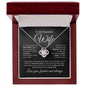 To My Beautiful Wife | One Thing | Love Knot Necklace - Elliotrose Gifts
