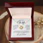 To My Beautiful Wife | One Wish | Love Knot Necklace - Elliotrose Gifts