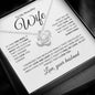 To My Beautiful Wife | One Wish | Love Knot Necklace - Elliotrose Gifts