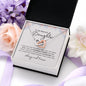 To My Beloved Daughter | Love You | Interlocking Heart Necklace - Elliotrose Gifts