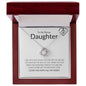 To My Bonus Daughter | Gift Of Life | Love Knot Necklace - Elliotrose Gifts