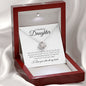 To My Bonus Daughter | Love You | Love Knot Necklace - Elliotrose Gifts