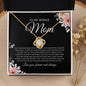 To My Bonus Mom | Gift of You | Love Knot Necklace - Elliotrose Gifts