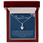 To My Boyfriends Mom | Your Son | Alluring Beauty Necklace - Elliotrose Gifts