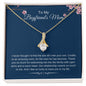 To My Boyfriends Mom | Your Son | Alluring Beauty Necklace - Elliotrose Gifts