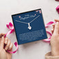 To My Boyfriends Mom | Your Son | Alluring Beauty Necklace - Elliotrose Gifts