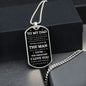 To My Dad | Fathers Day Gift | Dog Tag Necklace - Elliotrose Gifts