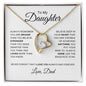 To My Daughter | Always Remember | Forever Love Necklace - Elliotrose Gifts