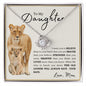 To My Daughter | Believe | Love Knot Necklace - Elliotrose Gifts