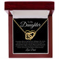 To My Daughter | Do Your Best | Heart Necklace - Elliotrose Gifts