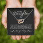 To My Daughter | I Love You | Interlocking Heart Necklace - Elliotrose Gifts